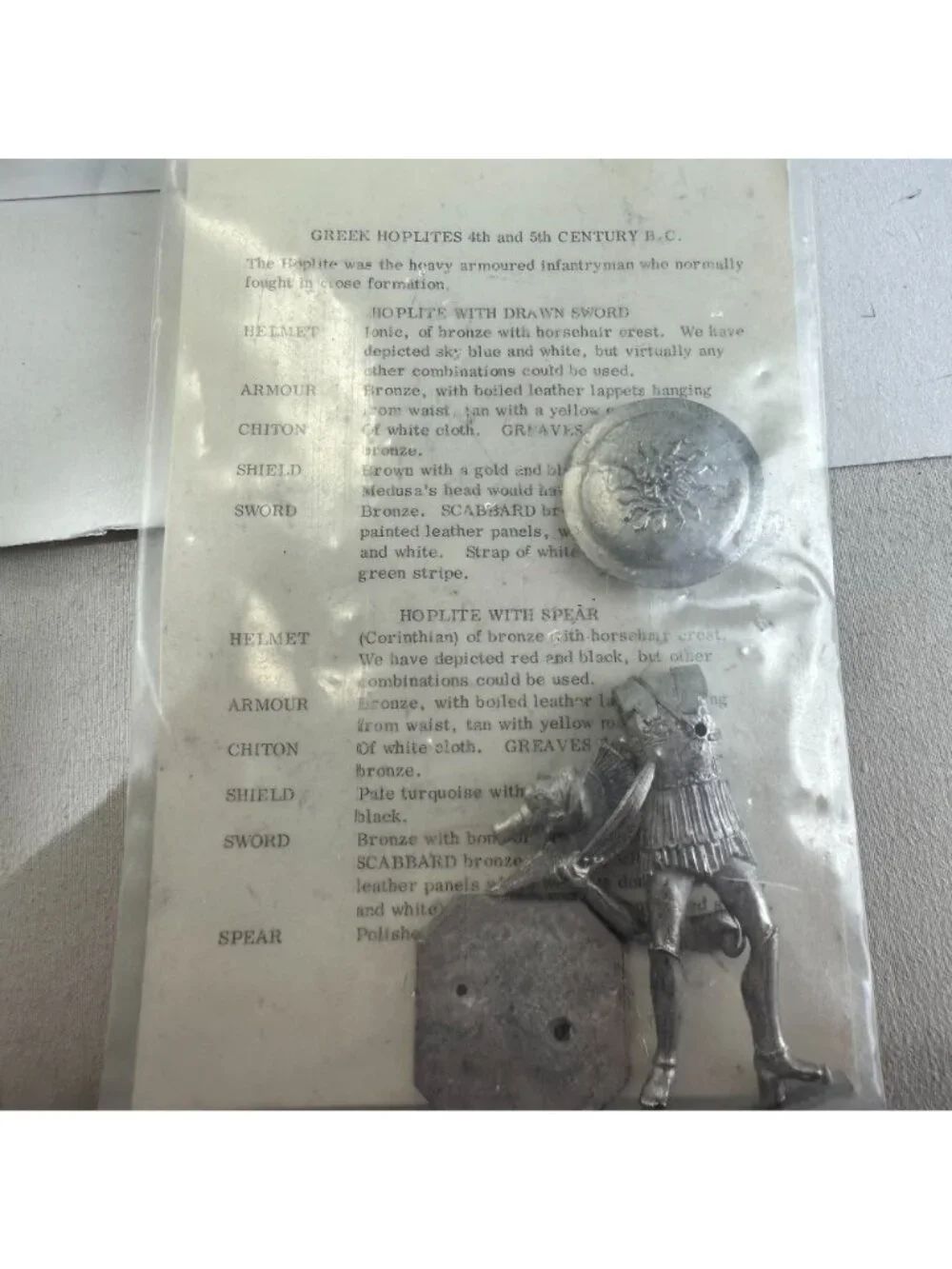 Men At Arms Autographed Collection 54mm Metal Miniatures Lot Osprey & New Hope D